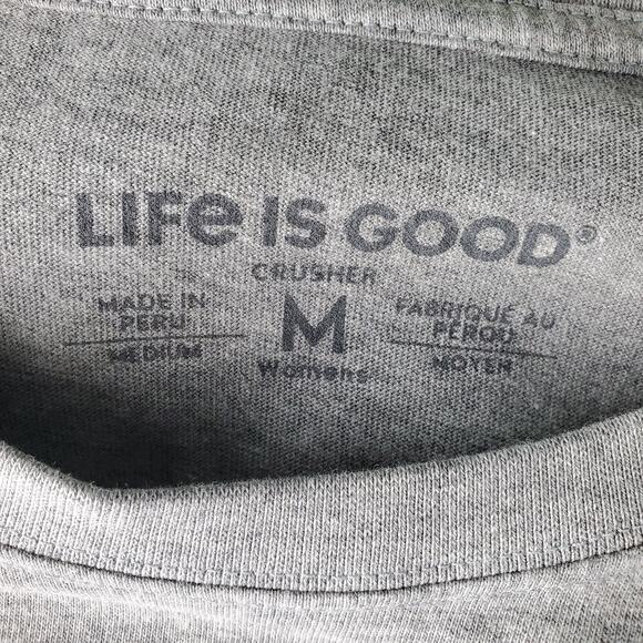 Life Is Good Womens Happy Fall Y'all Gnome Long Sleeve Crusher Tee Size Medium - Picture 3 of 6